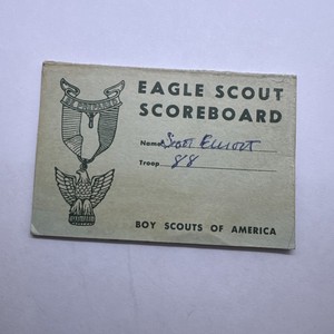 BSA Aug 66 EAGLE SCOUT SCOREBOARD No 4230