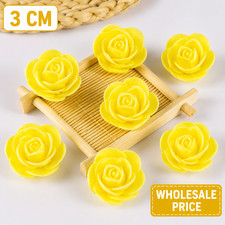 3CM Artificial Foam Rose Flowers – All Colours Available – DIY Craft & Decoratio