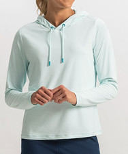 NEW Ladies FootJoy WOMENS TEMPOSERIES HOODIE GOLF JACKET, GLACIER BLUE, SMALL