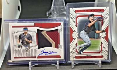 2025 National Treasures SLADE CALDWELL Colossal Materials Auto /99 + Base /75