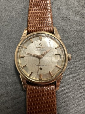 Omega Constellation Ref 14381 61 SC Cal 561 Pie Pan Crosshair Rose Gold