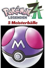 Pokemon Legenden Z-A / Meisterball Set (5 Meisterbälle) 