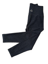 Beyond Yoga Spacedye High Waisted Cropped Capri Leggings Grey Sz S Made In USA