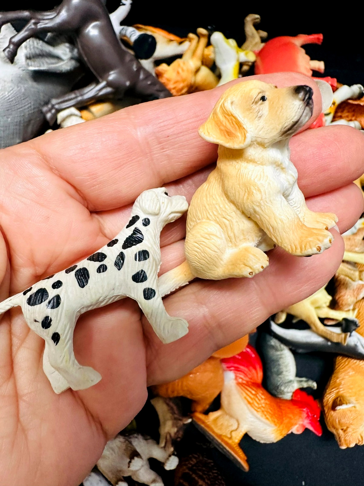 Lot 53+ Toy Animals Figure Zoo Wildlife Ocean Sea Farm Safari Hard Plastic 2.5Lb