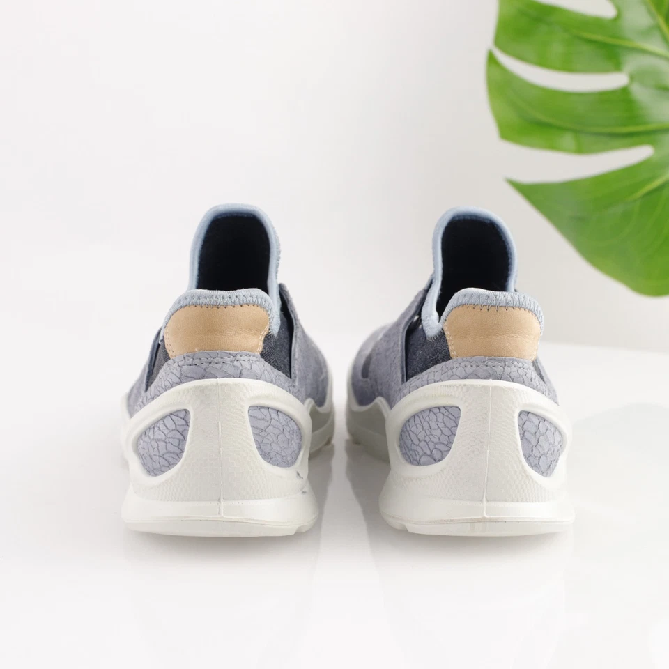 Zapatilla deportiva Ecco Biom Street para mujer talla 40 9 azul elástica sin cordones ligera Foto 4 de 4