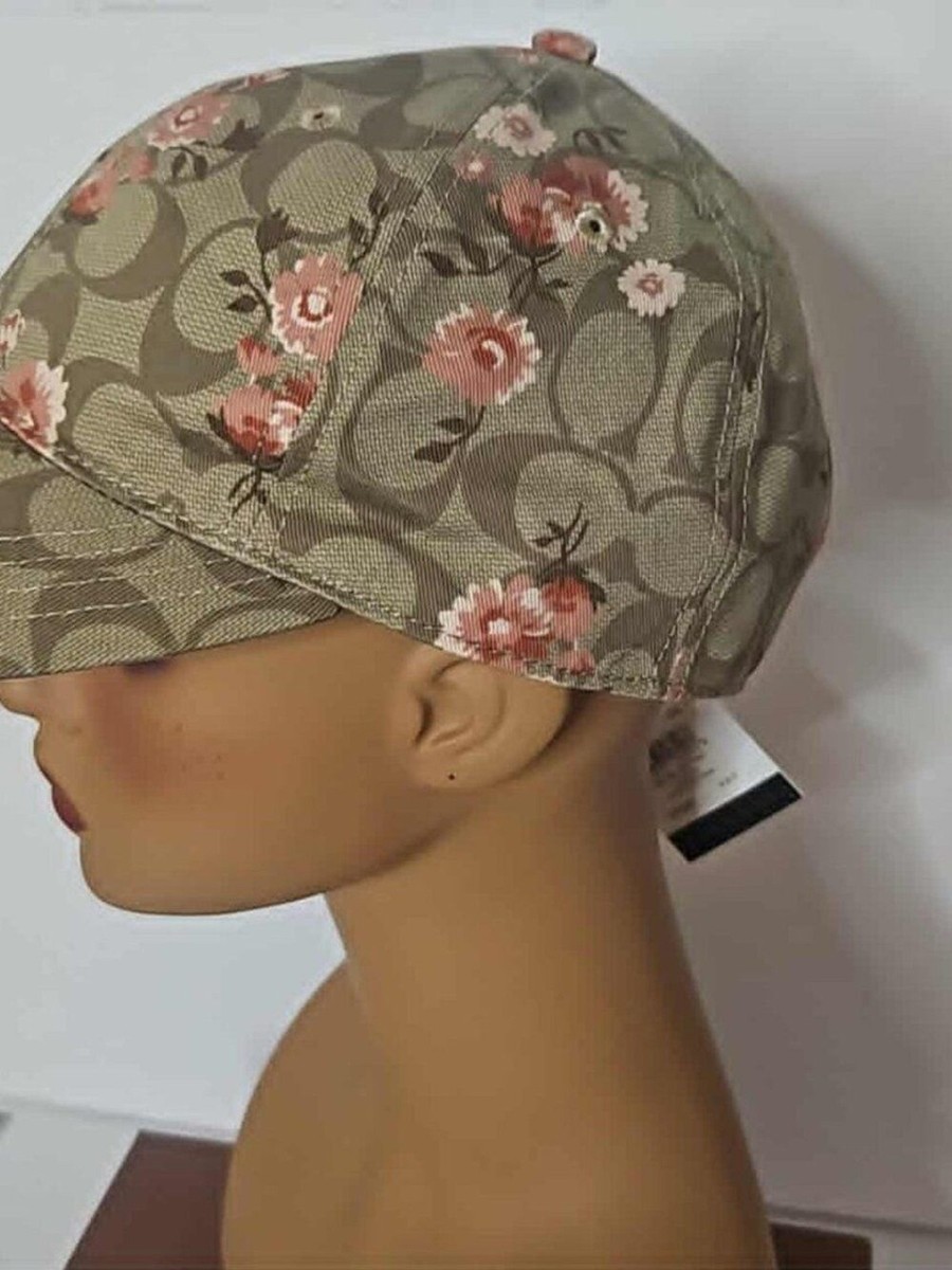 Coach Signature Prairie Daisy Print Baseball Hat | eBay display picture 1