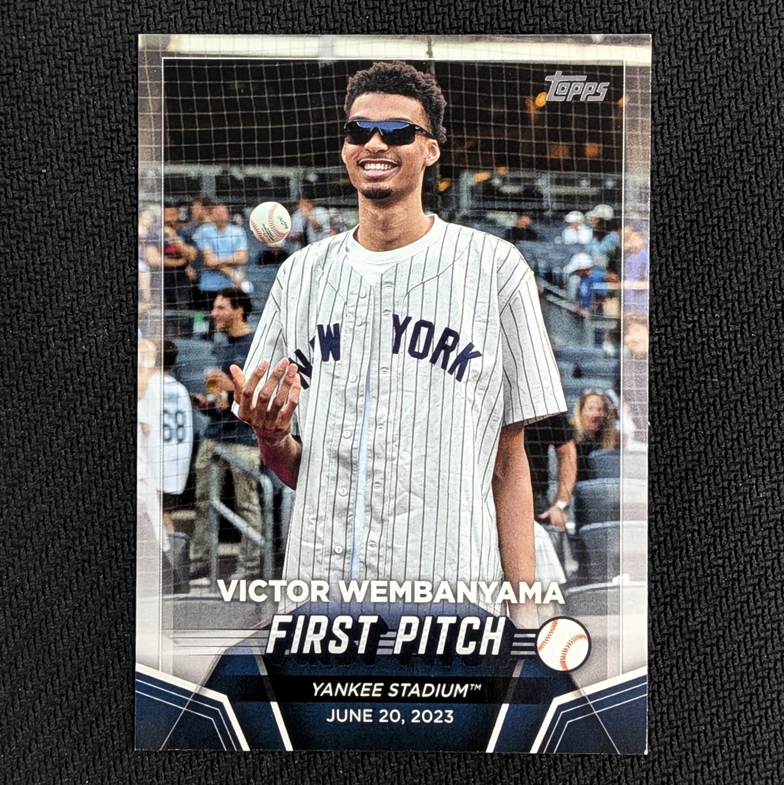 2024 Topps Series 2 - 2023 First Pitch Victor Wembanyama #FP-1