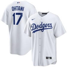 Official Shohei Ohtani Los Angeles Dodgers Home White Jersey Medium Reg. 135