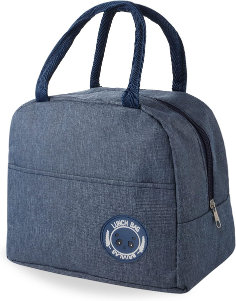 Mini KüHltasche, 6L Tragbar Faltbare Lunchtasche Alufolienfutter-image