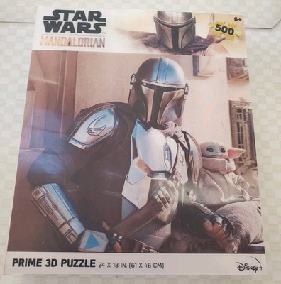 2021 Star Wars The Mandalorian Disney Prime 3D 500 Piece Jigsaw Puzzle Grogu NEW