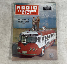 VTG Magazine Radio & Television News 1949 WKY Oklahoma City Bus Cover Photo