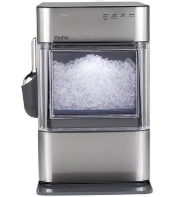 GE Profile Opal 2.0 Ultra Nugget Ice Maker w/ Scale Filter Stainless Steel