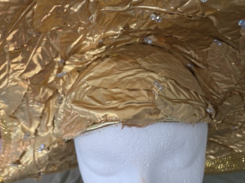 J.F.Y Collection New York USA Gold Hat Derby - Picture 9 of 13