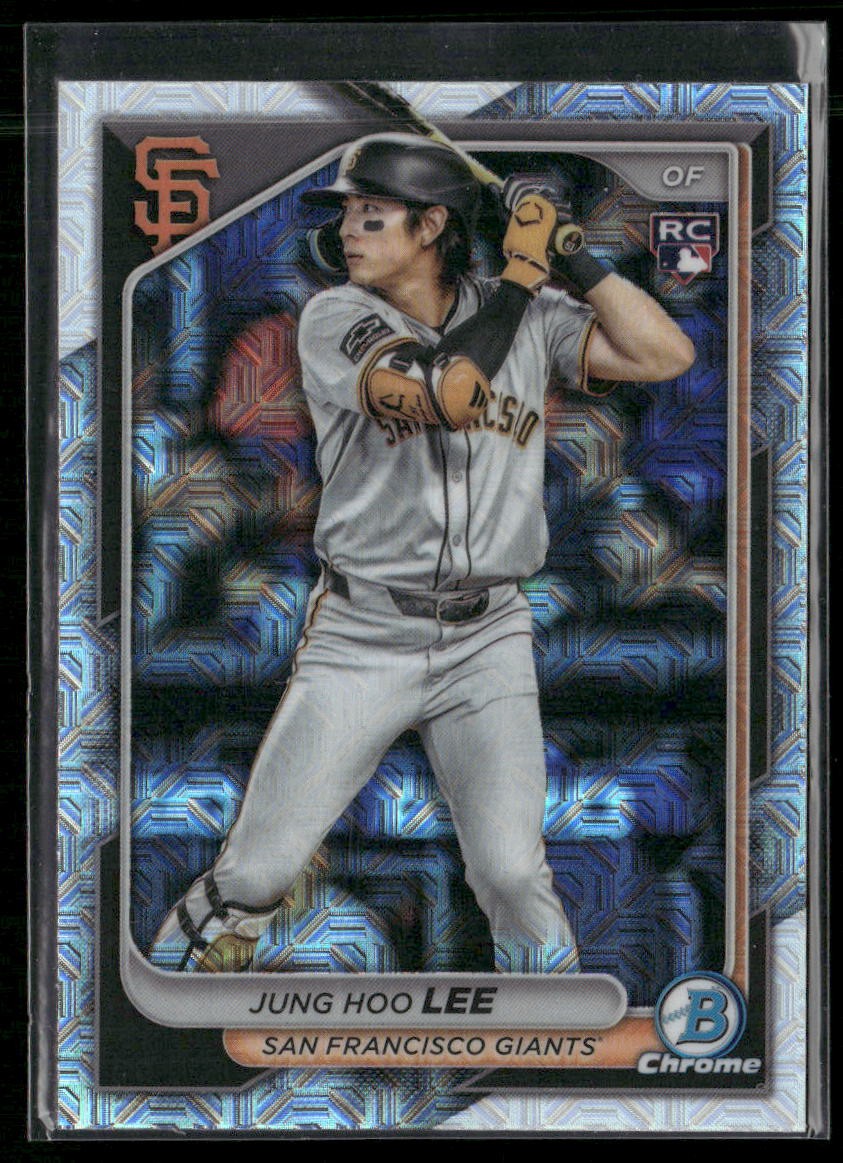 2024 Bowman Chrome Mojo Refractor FC #67 Jung Hoo Lee - Giants