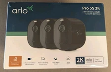 Arlo Pro 5S 2K Wireless 3 Camera HDR Security Kit w/Dual Band WiFi & 2 way Audio