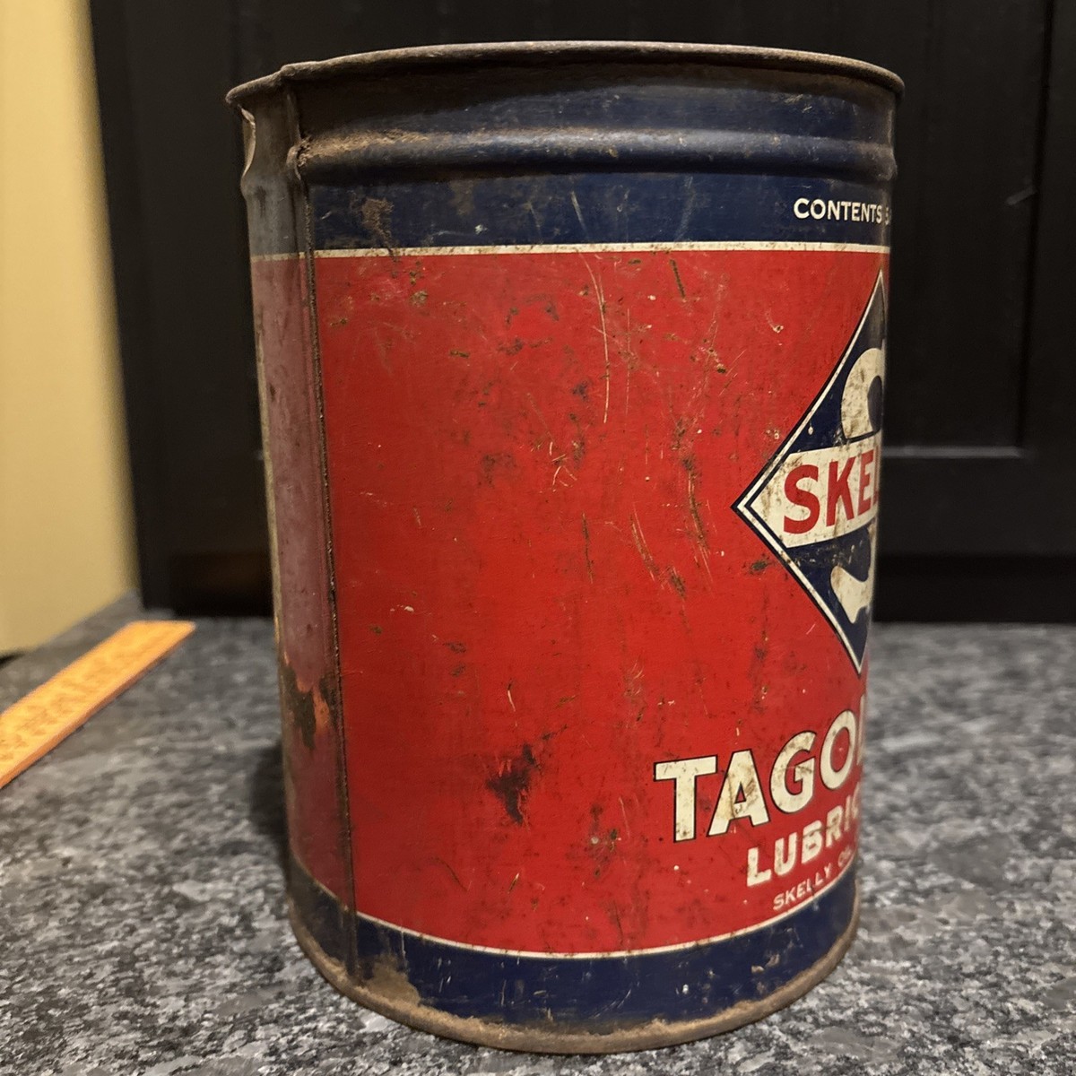 Skelly Tagolene 5 Pound Metal Grease Can | eBay