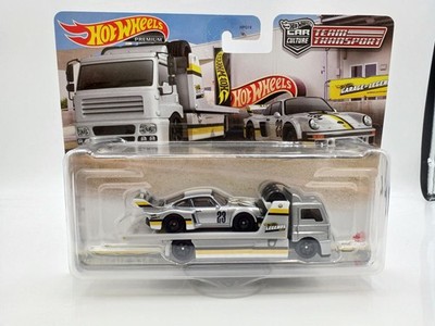 MATTEL 1/64 PORSCHE 934.5 FLEET STREE HOT WHEELS TEAM TRANSPORT