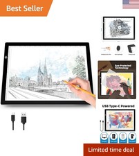 Ultra-Thin A3 Light Pad with Built-in Ruler - Ideal for Sketching  Animation