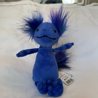 RETIRED Jellycat ANDIE AXOLOTL NWT & Dust Bag Jazzy Blue HTF - CAN SHIP 12/29/25
