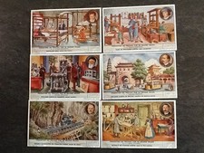 LOT 6 CHROMOS LIEBIG SERIE PROMOTION TRAVAIL PAR GRANDS BELGES - 52214