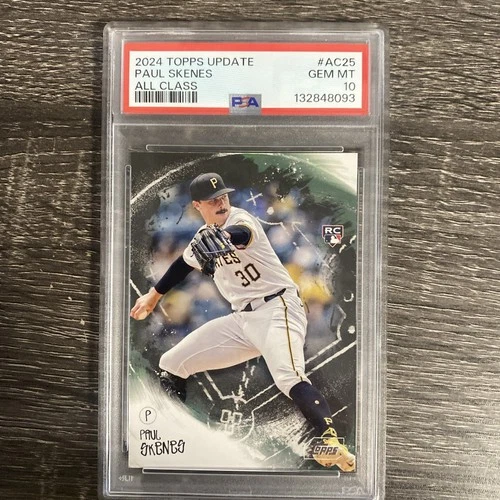 2024 Topps Update PAUL SKENES #AC-25 All Class Insert Pirates (RC) PSA 10