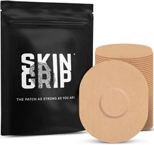 Skin Grip CGM Sensor Patches Compatible with Medtronic Guardian Tan 