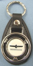 White Thunderbird 1135 T Bird Mini Steering Wheel Key Ring 1955 1956 1957 1958