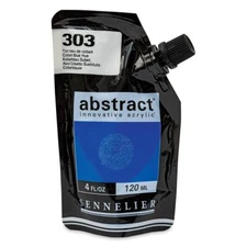 Abstract Acrylic Paint Pouch 4.05 Fl Oz Pack of 1 Cobalt Blue Hue