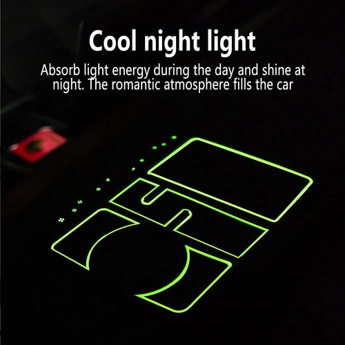 Universal Car Storage Tray Mat Non-Slip Holder Pad For Keys Phone Coins-Luminous - Bild 3 von 12