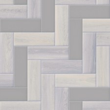 Pale Grey Modern Parquet Effect Vinyl Flooring Felt Backed Lino Kitchen Lounge