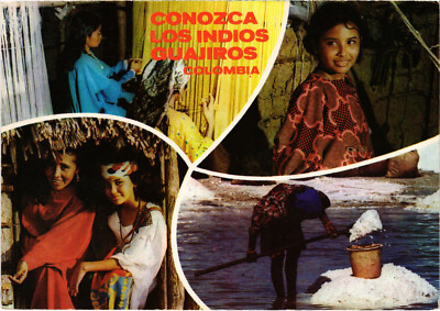 PC COLOMBIA, CONOZCA LOS INDIOS GUAJIROS, Modern Postcard (b60179)