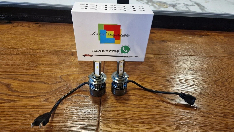 Set Full LED H7 pour Kia Sportage 3 Lumières Croisement Canbus Blanc Puissante - Photo 4/4