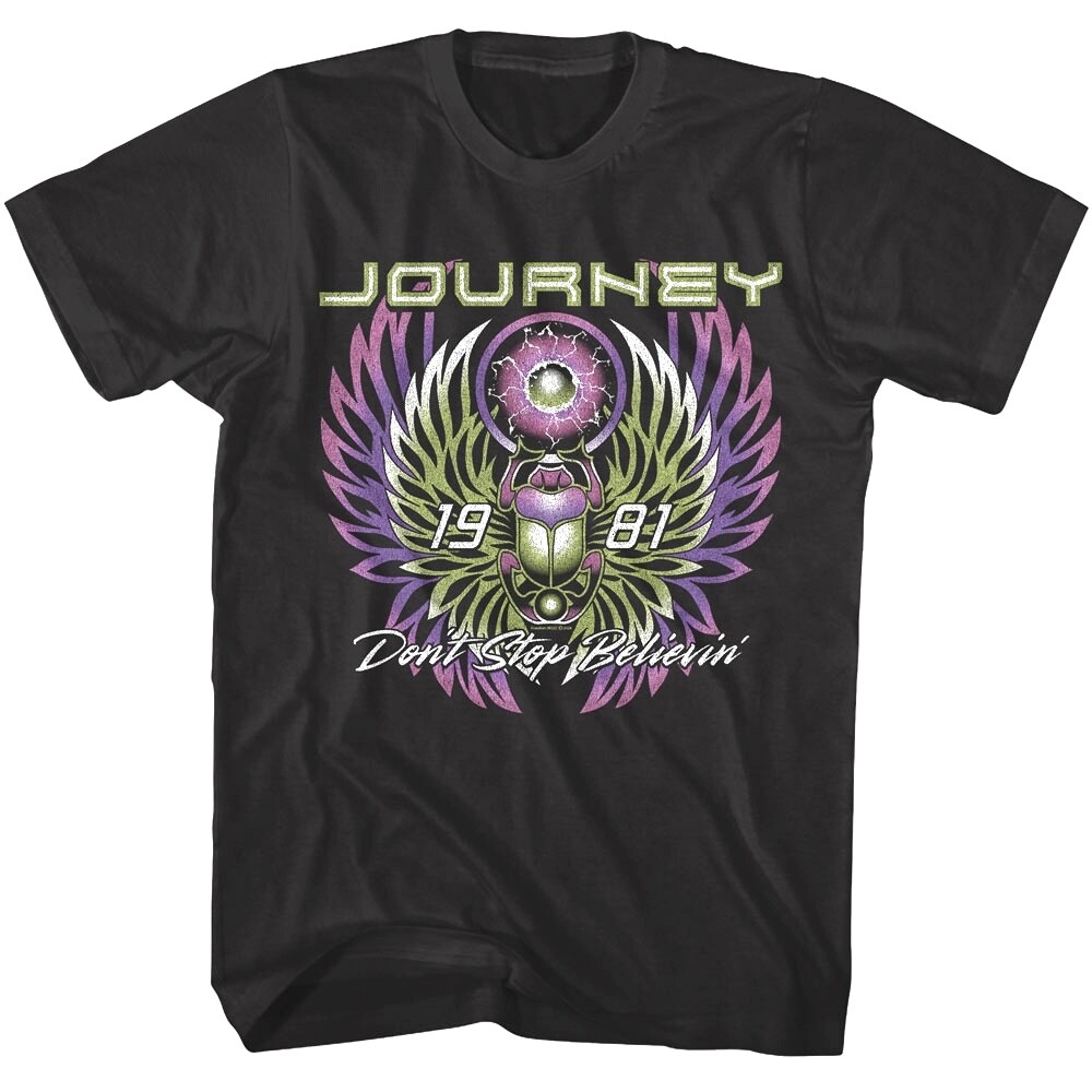 Journey Don't Stop Believin' 1981 Men's T Shirt | eBay