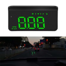 M1 Digital Gps Speedometer Head Up Display Mphkm Overspeed Tired Warning Alarm
