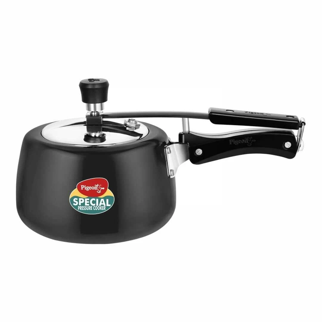 Pigeon By Stovekraft Hard Anodised Inner Lid Aluminium Pressure Cooker 3 Litre