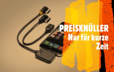 Apple OEM Adapterleitungssatz für Audi Music interface Lightning und USB Buchse