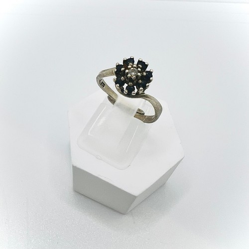 Art Deco 835 Silber Ring mit Onyx und Spinell Edelsteinen - Bild 2 von 7