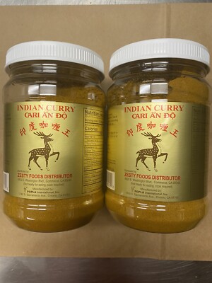 **2 Pack **Deer Indian Curry Powder Hot Natural Spice  (16oz)~Total 32 oz.