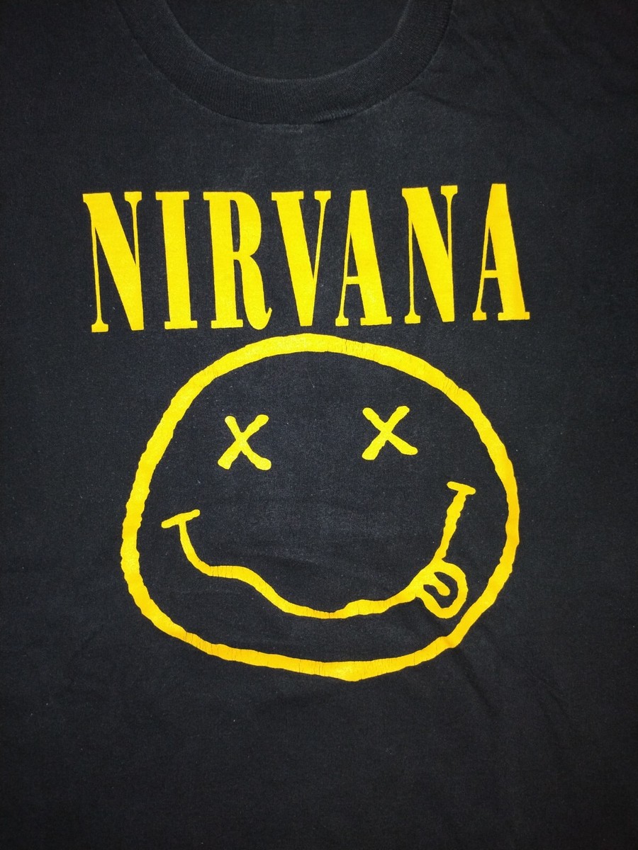 希少 90s NIRVANA Smile Tシャツ 1997 M&O 希少 M 00's NIRVANA Smile Tシャツ 1997 M&O - メルカリ