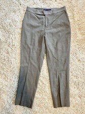 Ralph Lauren Collection Purple Label Wool Pants Made in Italy 4 Gray