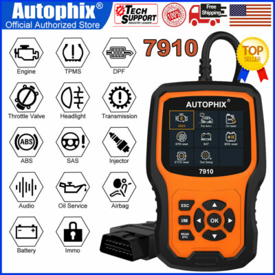 Autophix 7910 For BMW OBD2 Scanner Oil  SAS SRS TPMS Battery Car Diagnostic Tool