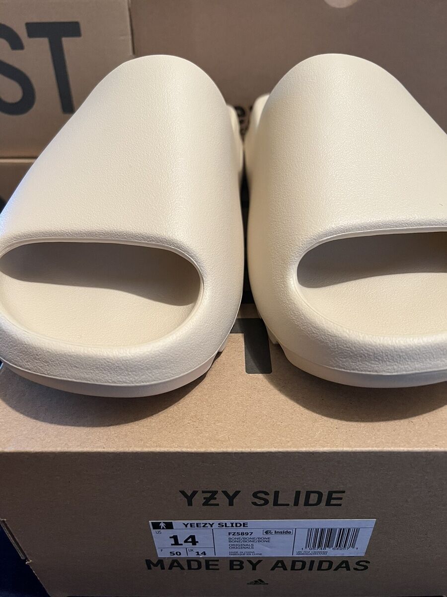 Size 14 - Adidas Yeezy Slide Bone FZ5897 Size 14 - Adidas Yeezy Slide Bone FZ5897