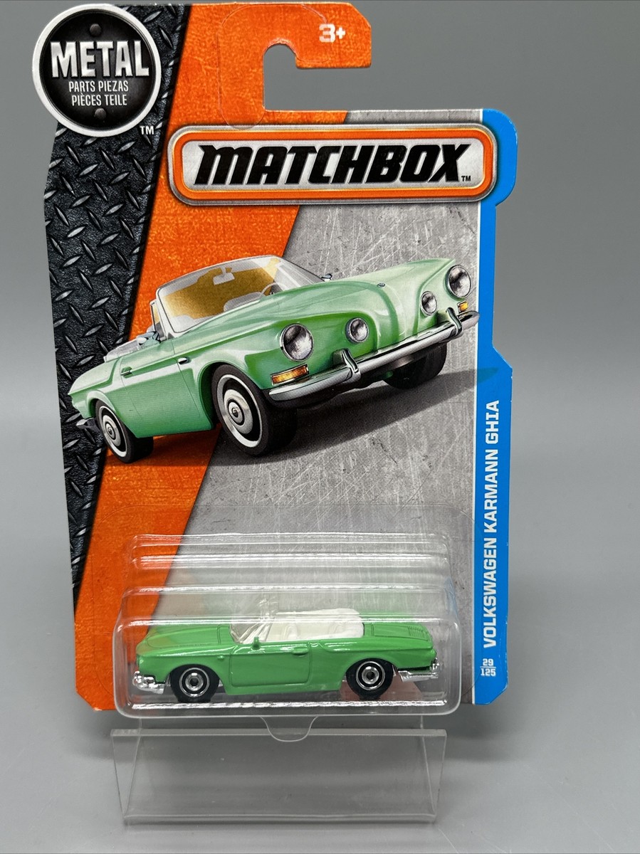 Matchbox Green Convertible VW Volkswagen Karmann Ghia 29/125 2016