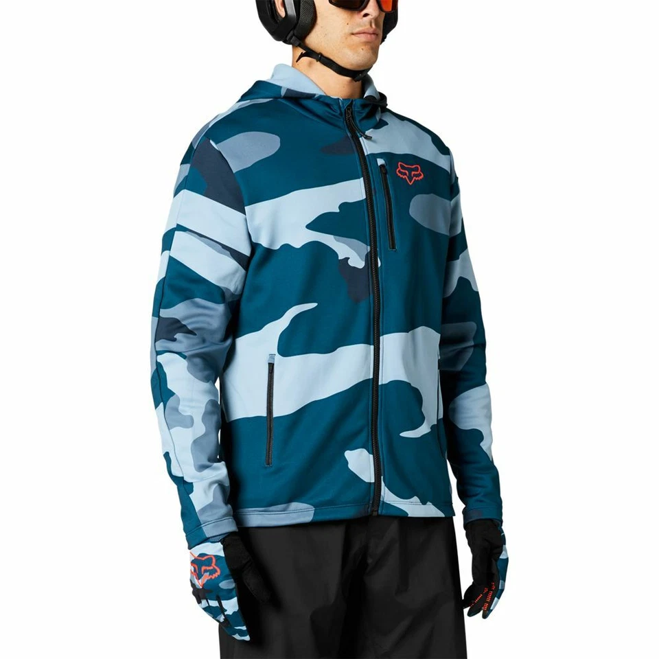 Chaqueta polar Fox Racing MTB Ranger Tech azul camuflaje Foto 2 de 4