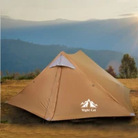 Night Cat 2 Person Ultralight Tent For Backpacking Camping Hiking Climbing
