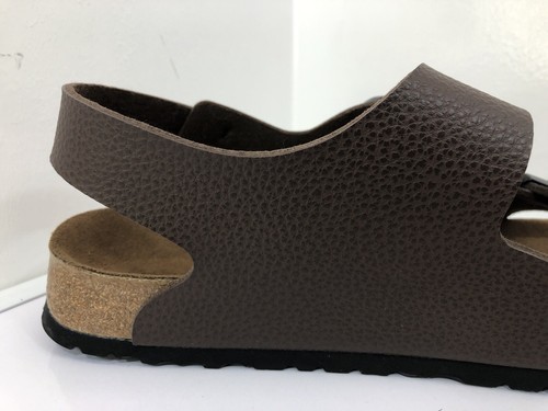 Birki's by Birkenstock LE MANS Hombre Marrón Doble Correa Sandalia Talla EUR 43, EE. UU. 10 - Imagen 12 de 21