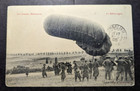 1905 France Early Airship Zeppelin RPPC Postcard Cover Charlieu Local Use — photo 1