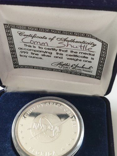Kennedy Space Center Comm Shuttle NASA Commemorative Medal 1 oz .999 Silver Coin - 第 4/5 張圖片