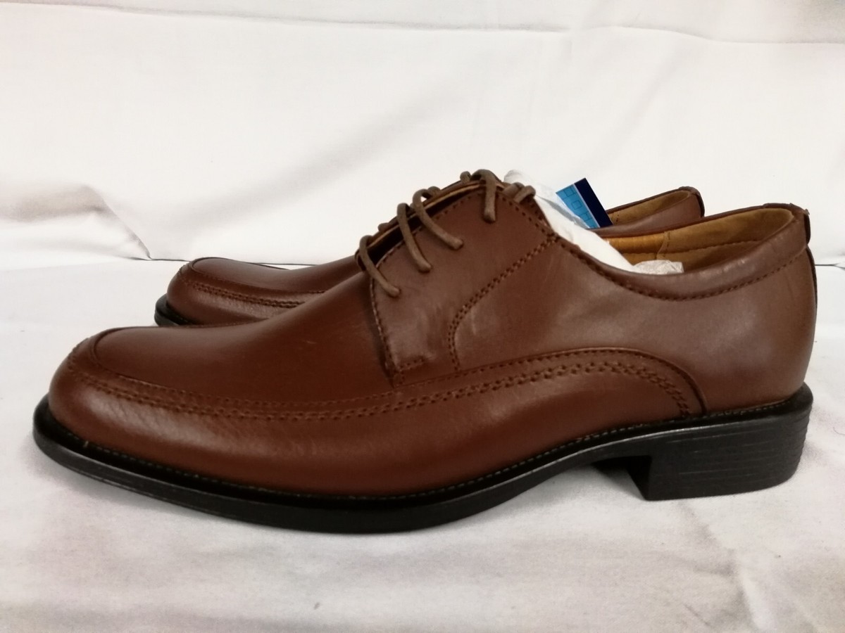 TJTJ - Men's Brown Lace Up Shoes, Square Toe with 1