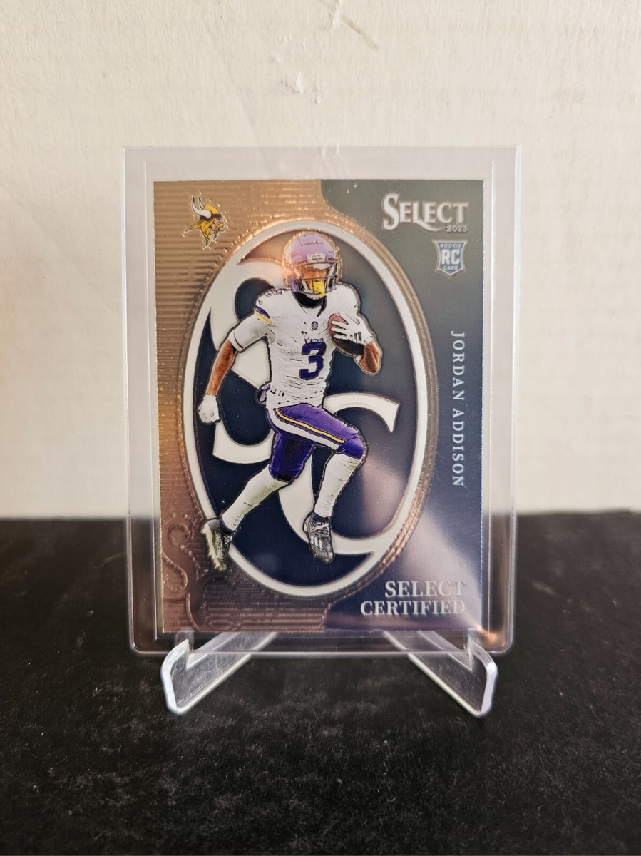 JORDAN ADDISON 2023 Panini Select 🏈 SELECT CERTIFIED Rookie